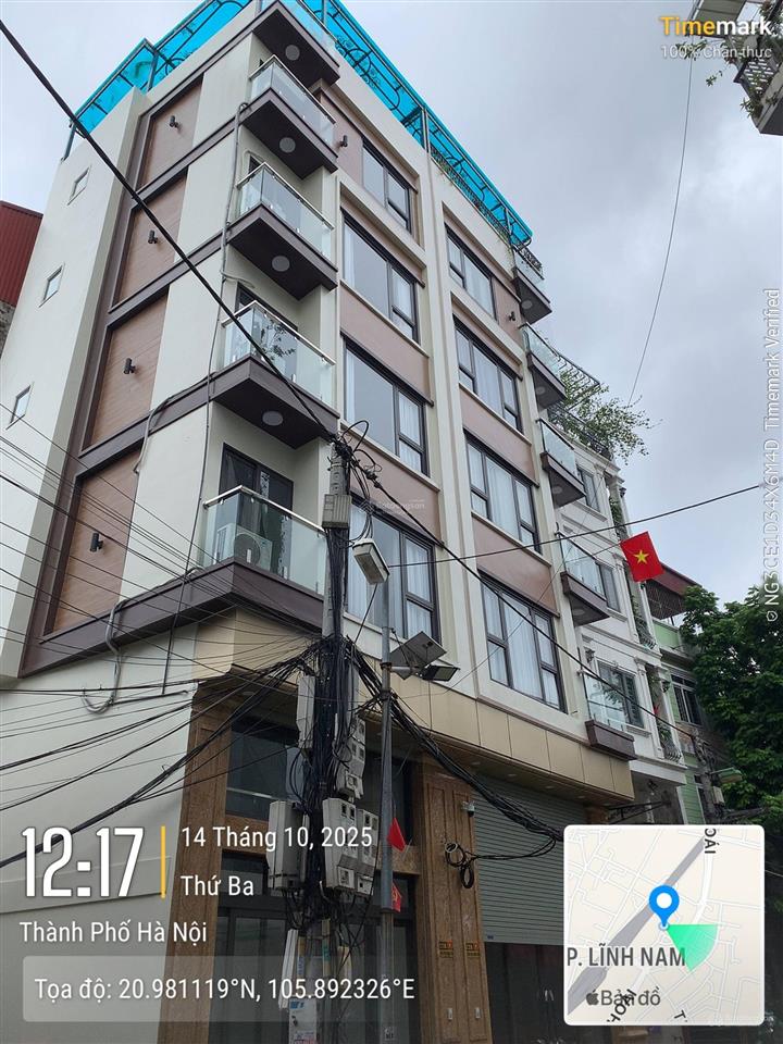 Nhà 6,5 tầng mới xây  ngõ 110/40 phố nam dư  phường vĩnh hưng  hà nội