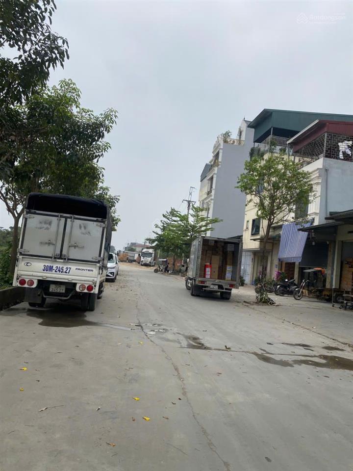 Bán ô 76m2 sẵn nhà 4 tầng trong khu chợ đầu mối làng nhề la phù an khánh hà nội. dãy mặt chợ đầu mo