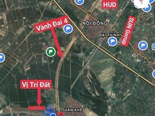 Bán rẻ ô đất khu đấu giá hoàng xá gần vành đai 4 , gần cầu hồng hà đan phượng hn 95m2 mặt tiền 8m.