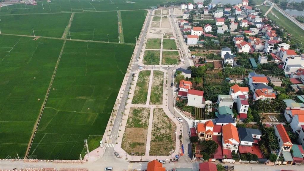 Bán rẻ ô đất khu đấu giá hoàng xá gần vành đai 4 , gần cầu hồng hà đan phượng hn 95m2 mặt tiền 8m.