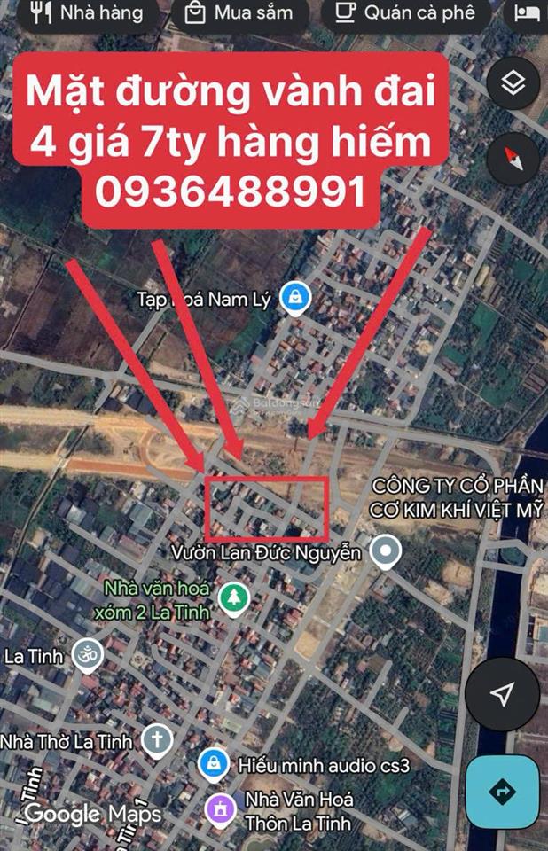 Cơ hội đầu tư đất mặt đường vành đai 4