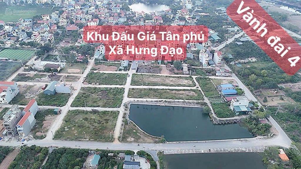 Hot 61tr/m2 mặt đường cổng chợ xã hưng đạo, hn. đường 4 xe tránh, kinh doanh tốt