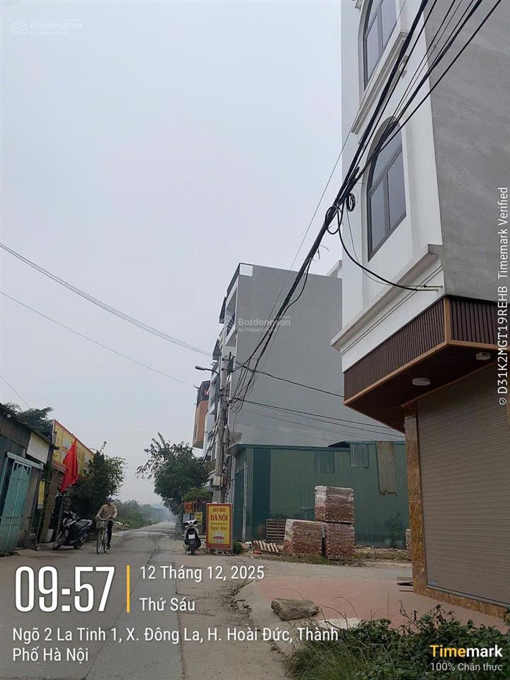 Đất trục chính đấu giá x4 cửa kho đông la hoài đức 60,1m² mt 4.8m, đường 12m, vỉa hè 3m, kd đắc địa