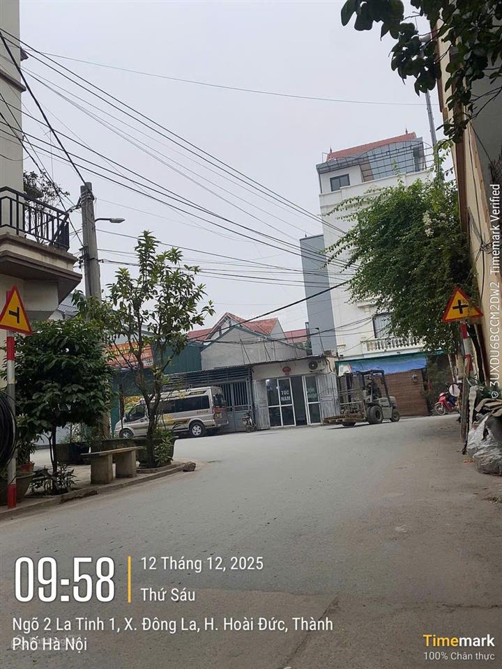 Đất trục chính đấu giá x4 cửa kho đông la hoài đức 60,1m² mt 4.8m, đường 12m, vỉa hè 3m, kd đắc địa