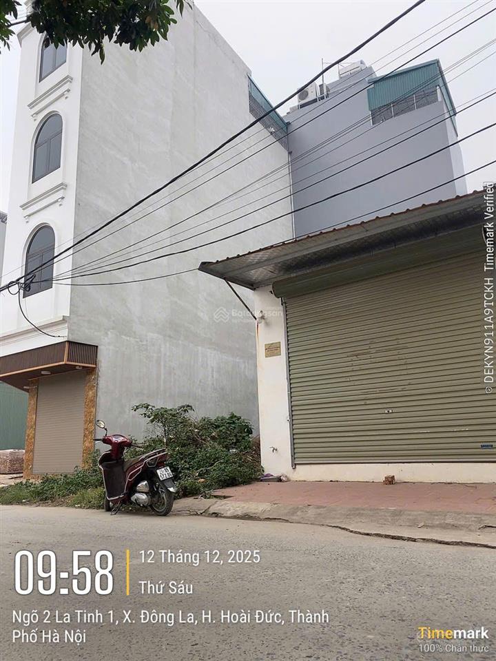 Đất trục chính đấu giá x4 cửa kho đông la hoài đức 60,1m² mt 4.8m, đường 12m, vỉa hè 3m, kd đắc địa