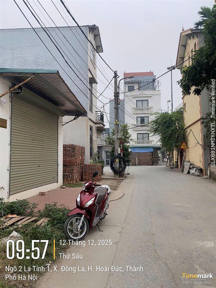 Đất trục chính đấu giá x4 cửa kho đông la hoài đức 60,1m² mt 4.8m, đường 12m, vỉa hè 3m, kd đắc địa