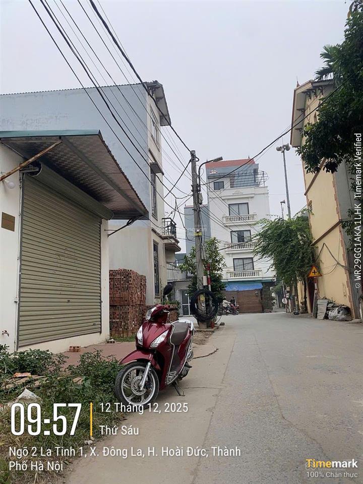 Đất trục chính đấu giá x4 cửa kho đông la hoài đức 60,1m² mt 4.8m, đường 12m, vỉa hè 3m, kd đắc địa