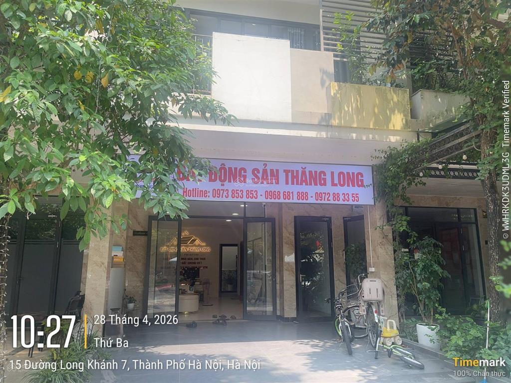 Chính chủ gửi bán căn shophouse vừa ở vừa kinh doanh tại vinhomes thăng long