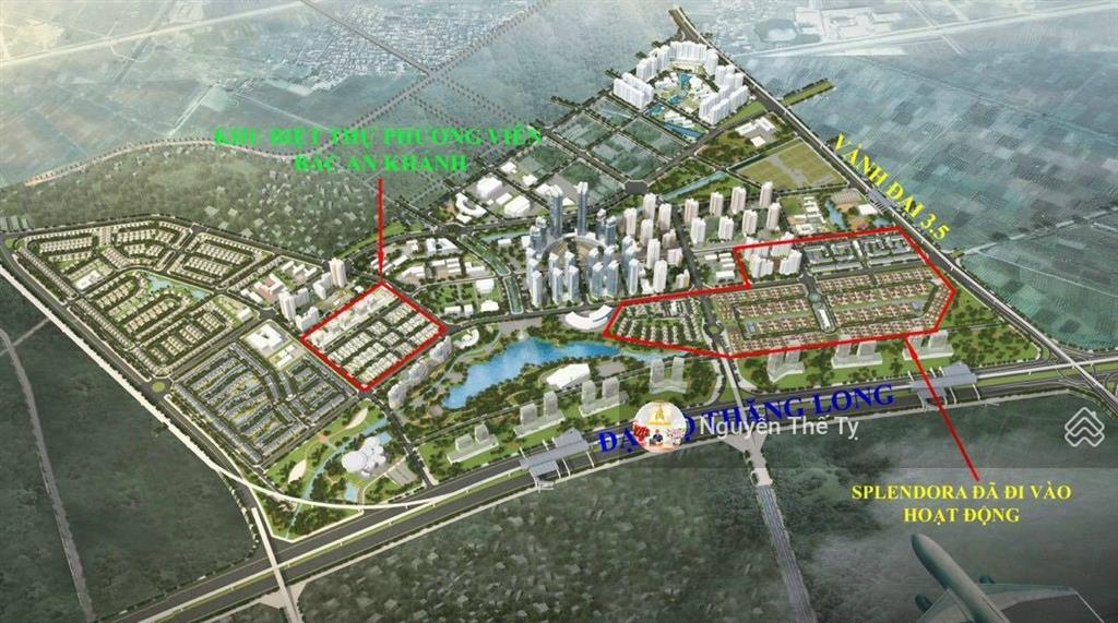 Chuyển nhượng nhanh căn bt 278m2 phương viên  trung tâm dự án mailand khu đối diện sân golf
