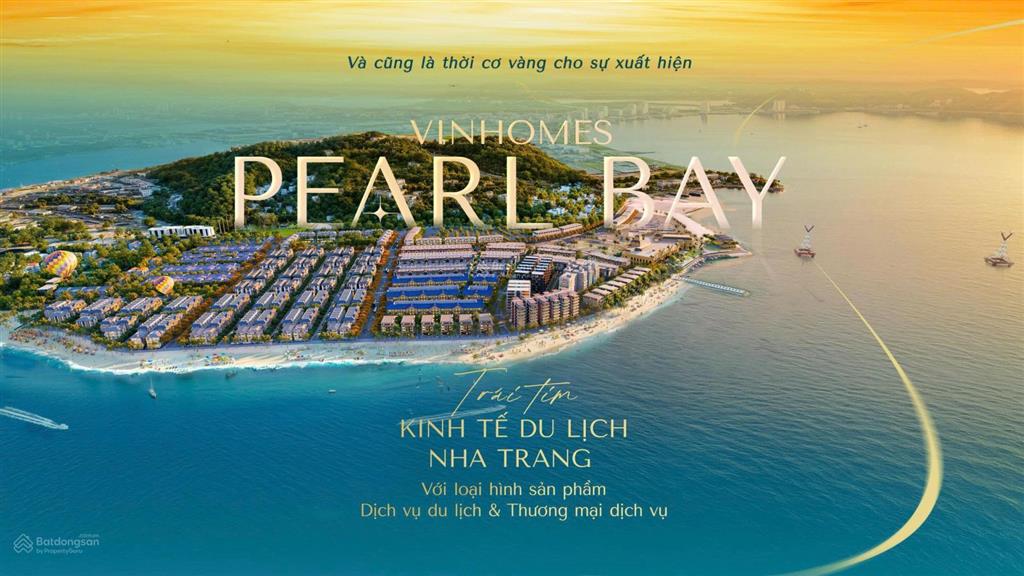 Quỹ vip ngoại giao biệt thự, liền kề vinhomes nha trang  pearl bay, view biển sổ lâu dài