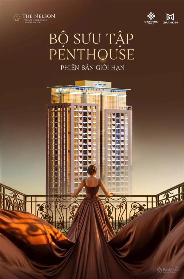 Trực tiếp chủ đầu tư bán căn penthouse the nelson 29 láng hạ 188m2 4 pn view hồ   0948 298 ***