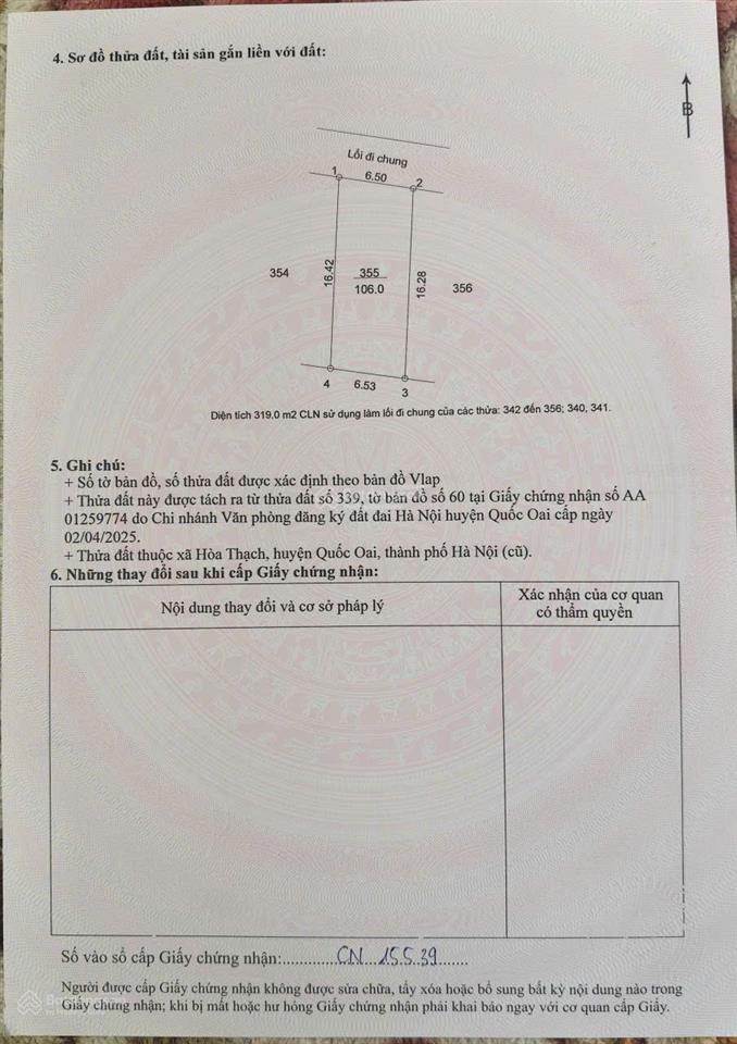 Chính chủ bán đất thổ cư ql21a, trung tâm xã phú cát, thành phố hà nội, 100m2, mt 6m