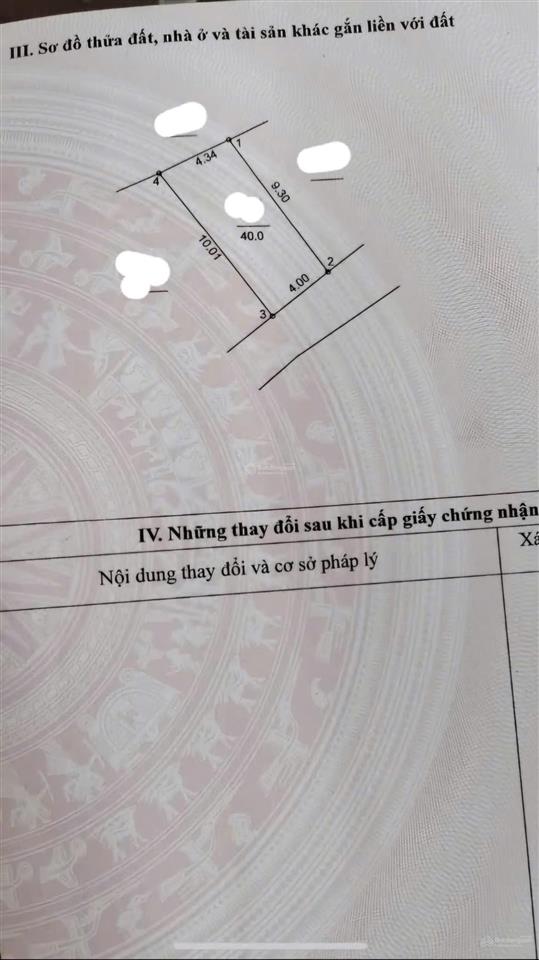 Bán lô đất 40m chợ bóng, phượng dực, hà nội, ngõ ô tô mặt tiền 4m, sổ đỏ giá 2.25 tỷ 0964 238 ***