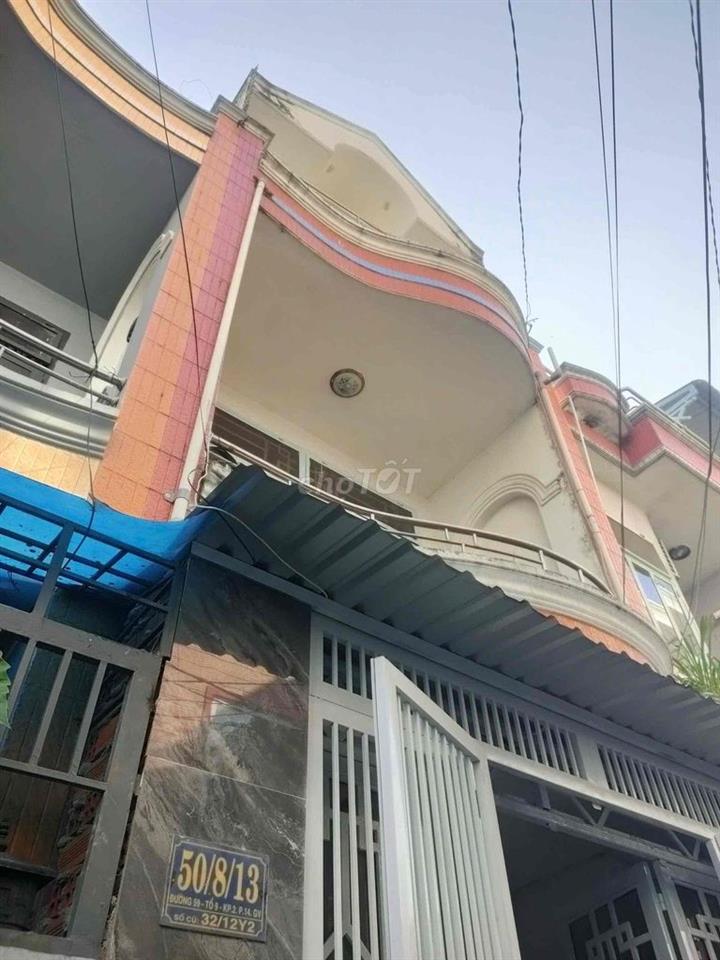 Cho thuê nhà hẻm xe hơi 5m đường 59 ngay chợ Thạch Đà F14 GV