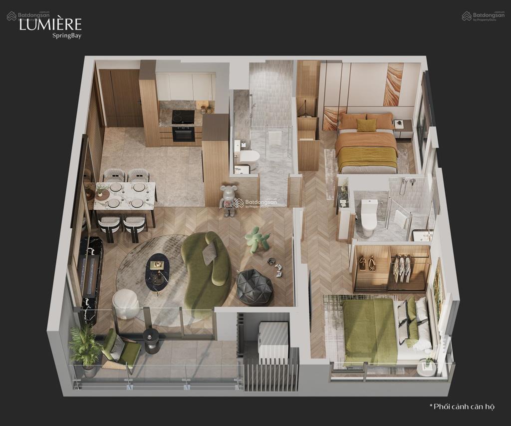 Cần bán nhanh căn 2pn  60m2  tòa c4l1  view pháo hoa  lumiere spring bay  vinhome ocean park 2