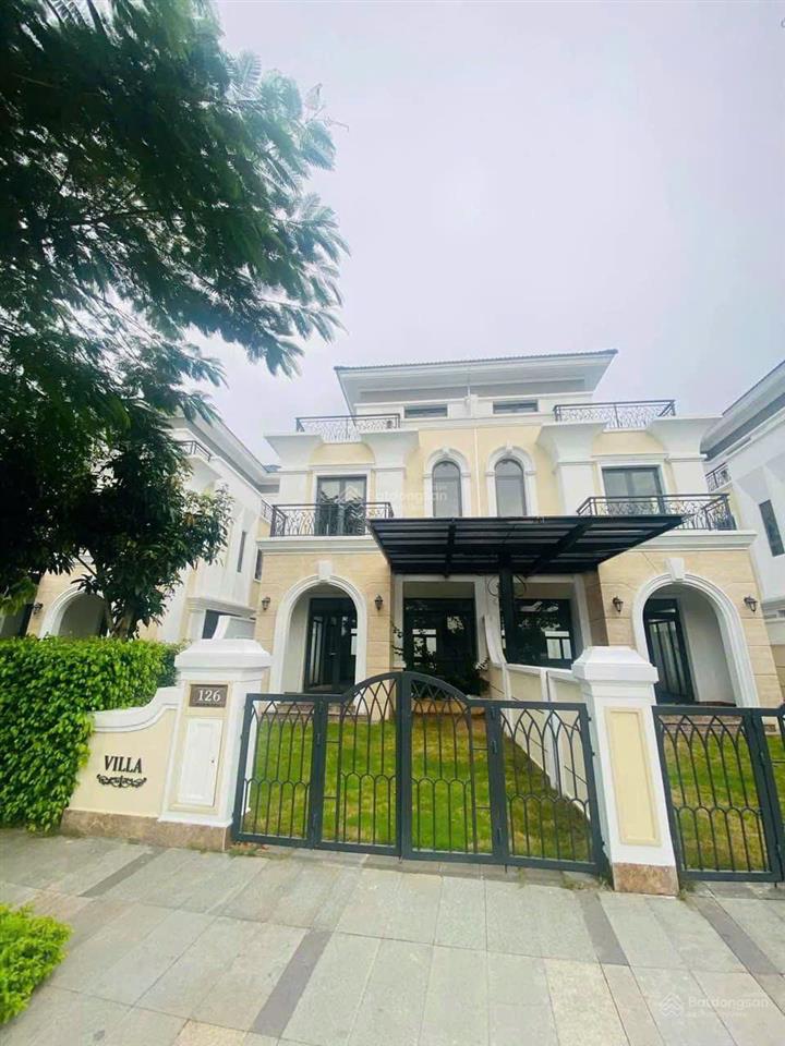Bán bt song lập verosa khang điền, view trực diện công viên trục chính, dt 8x29m