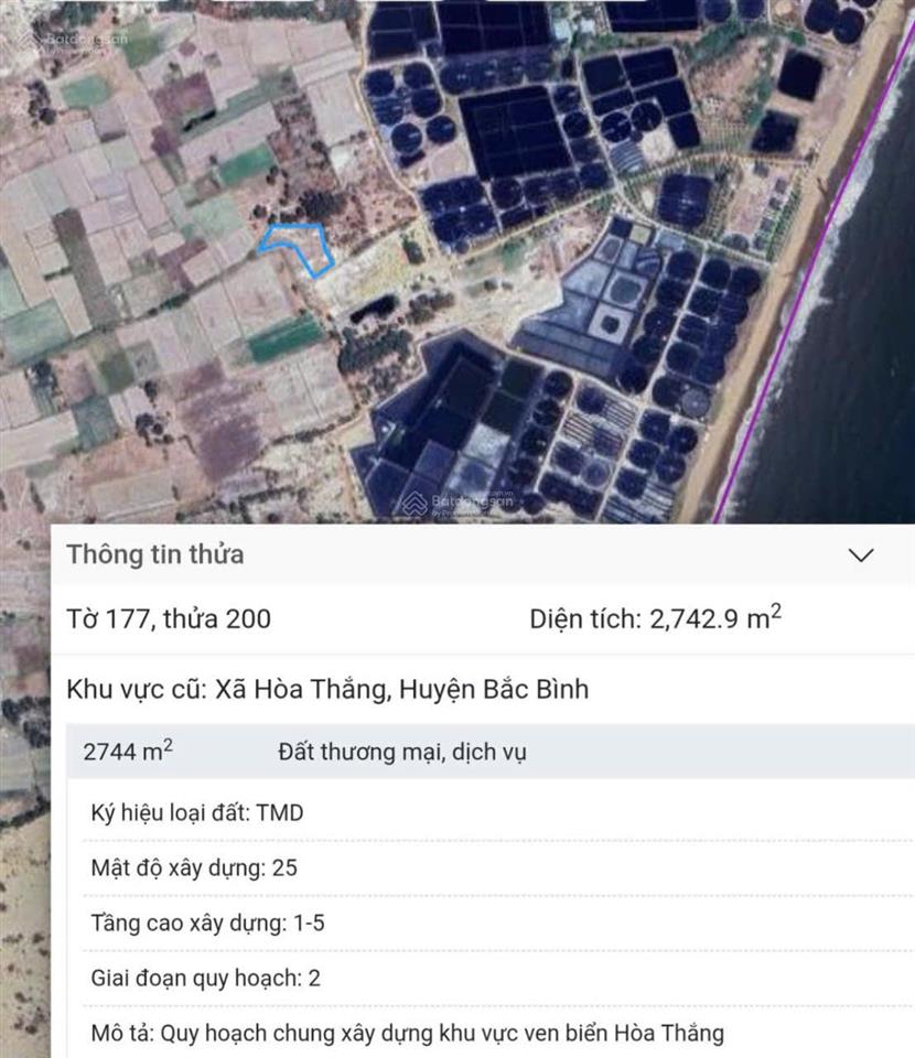 Bán đất thương mại dịch vụ hòa thắng tiềm năng đầu tư cao