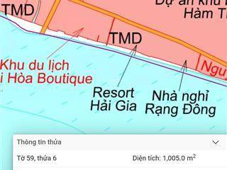 Bán đất hàm tiến, tp. phan thiết 1.530m2 giá 14 triệu/m2 còn thương lượng.