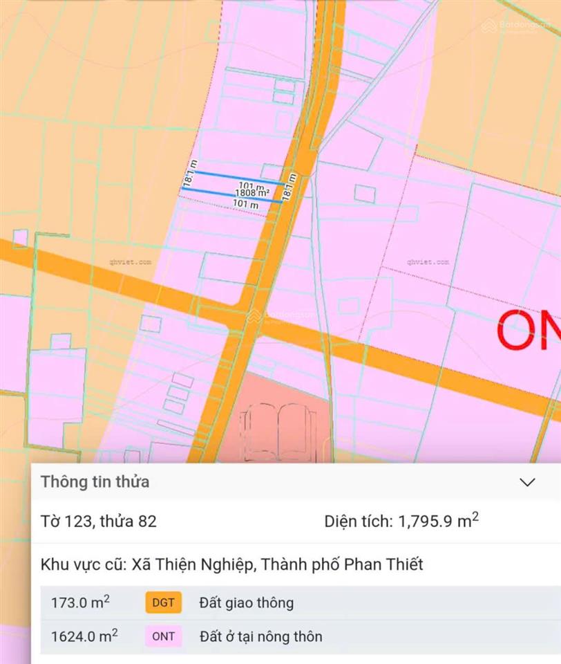Bán đất mặt tiền đường 715 gần ubnd phường mũi né 1.795,9m2 giá chỉ 5 triệu/m2