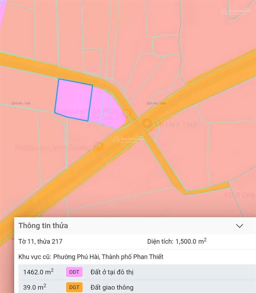 Bán đất vị trí đẹp phường phú hài  phan thiết