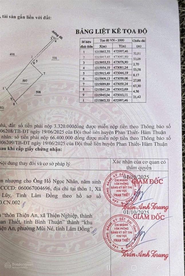 Bán đất thiện nghiệp  phan thiết, giá chỉ 1,6 tỷ