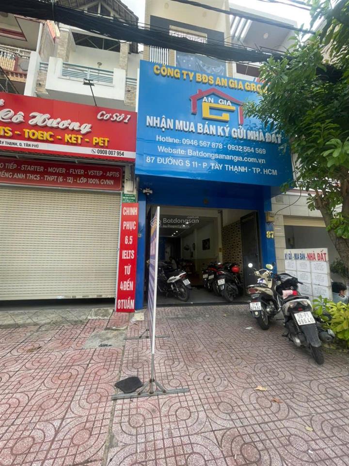 Bán nhà mặt tiền s11 tây thạnh 4x25m, 3 tầng, giá chỉ 13,8 tỷ