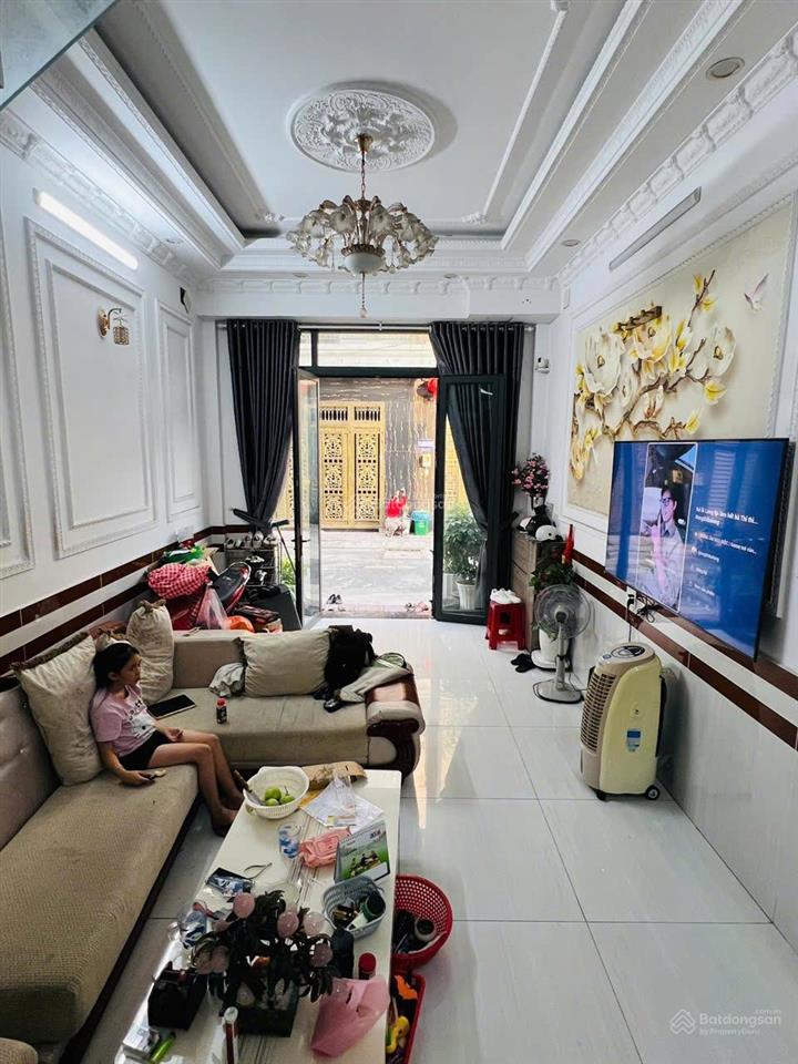 Bán nhà hẻm xe hơi đường liên khu 45 phường bhhb diện tích 4x12,5 đúc 1 trệt 2 lầu bán 5,35 tỷ