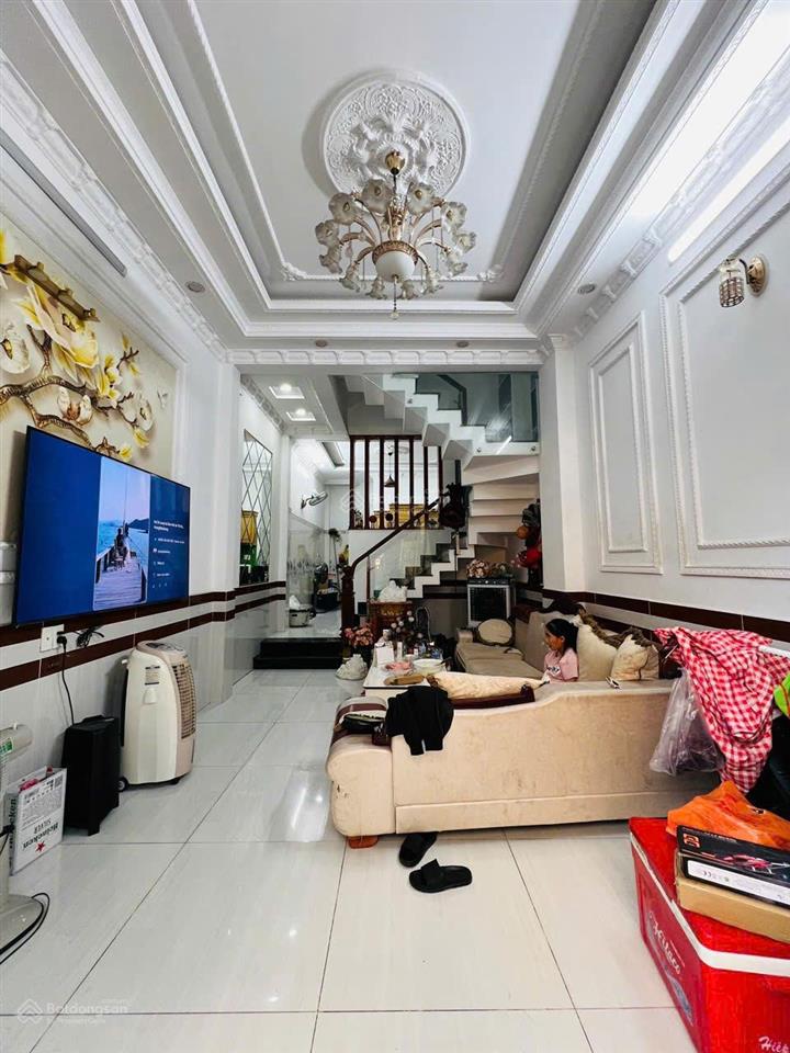 Bán nhà hẻm xe hơi đường liên khu 45 phường bhhb diện tích 4x12,5 đúc 1 trệt 2 lầu bán 5,35 tỷ