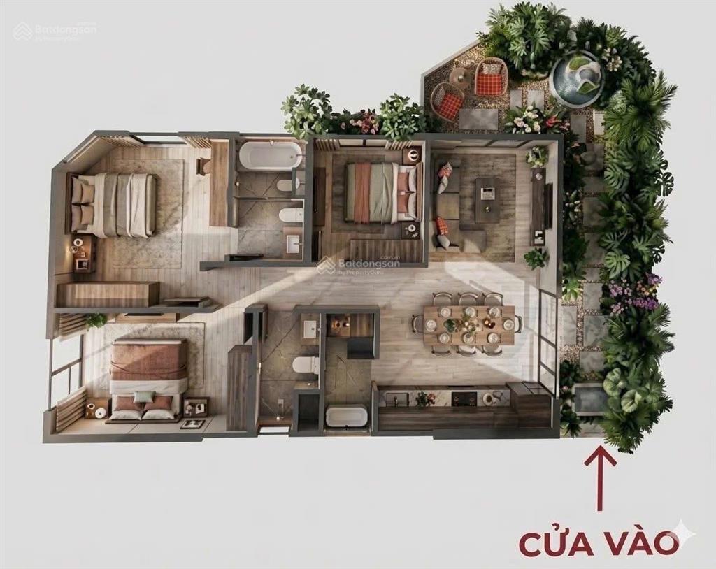 Căn hộ 3pn ( 108m2) view hồ thiên nga siêu rẻ 5tỷ 78