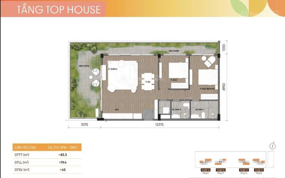 Cần bán lại top house solaria nam long giá rẻ hơn gốc cả 80tr người ơi. diện tích 83.3m2