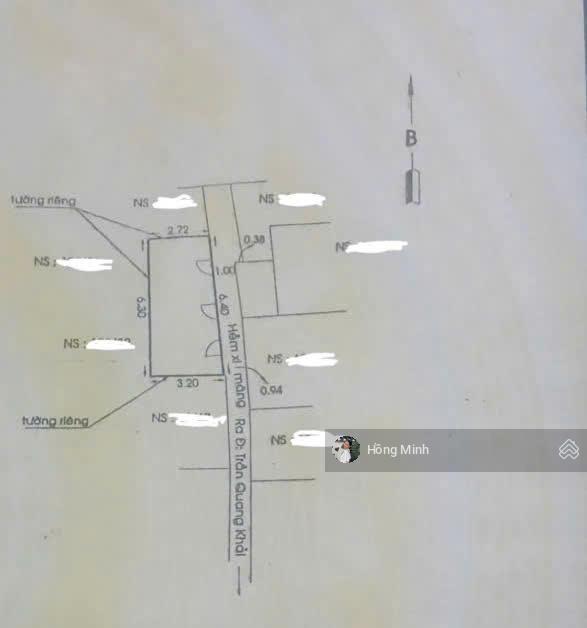 Bán nhà hẻm trần quang khải, p. tân định, quận 1, dt 19m2, 2 tầng, giá 1.95 tỷ