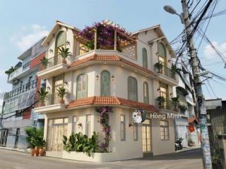 Góc 2mt hxh nguyễn ảnh thủ, p.trung mỹ tây, dt 10x10m, 3 tầng, 6pn, full nội thất, y hình, ở liền