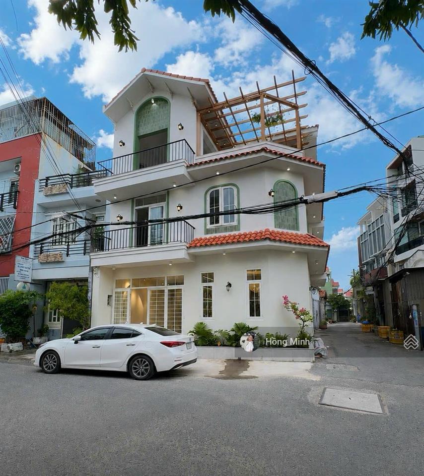 Biệt thự góc 2 mặt tiền hẻm 10m ngang 10m 120m2 full nội thất mới  hình thật  12,5 tỷ tl