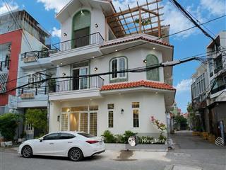 Biệt thự góc 2 mặt tiền hẻm 10m ngang 10m 120m2 full nội thất mới  hình thật  12,5 tỷ tl