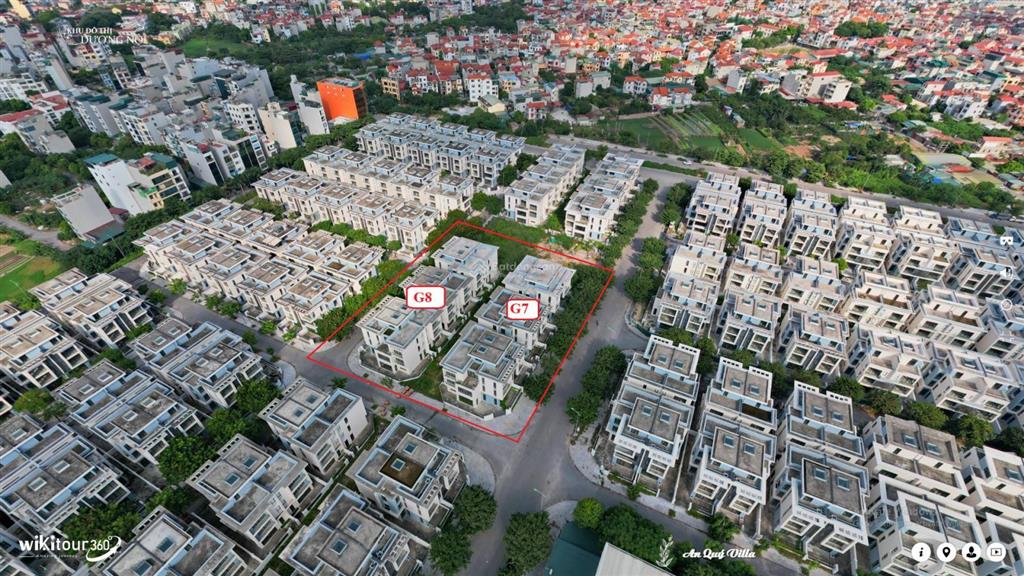 Giá tốt biệt thự an quý kđt dương nội  sau nhà là vườn hoa