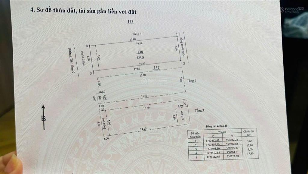 Cần bán gấp căn nhà 3 tầng giá rẻ đường tiên sơn 9 quận hải châu tp đà nẵng