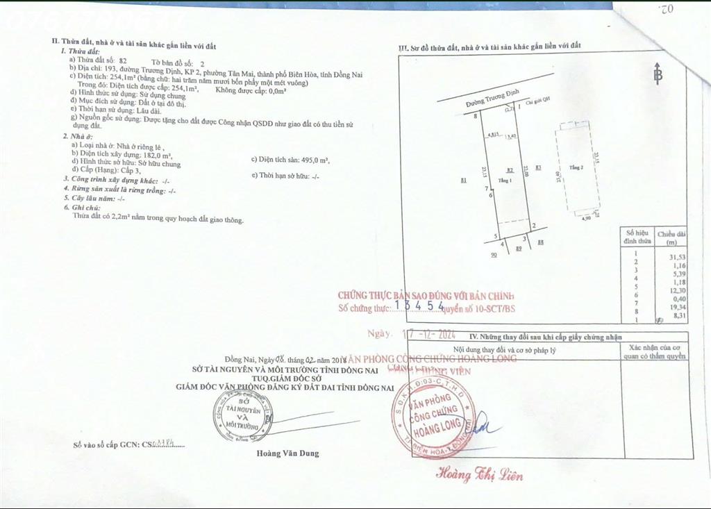 Bán Nhà Mặt Phố Trương Định,Tam Hiệp, Biên Hòa, Đang cho thuê lâu dài có dòng tiền ổn định