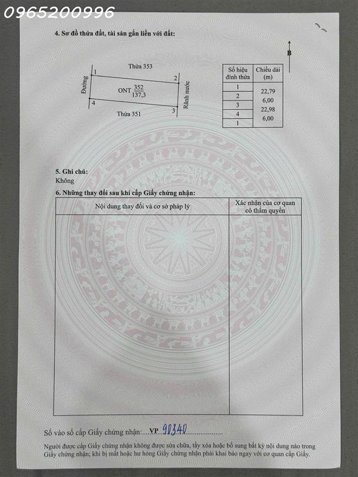 Cần tiền bán nhanh lô đất siêu đẹp tại An Cư, Định Hóa, Ninh Bình, DT 137.3m2