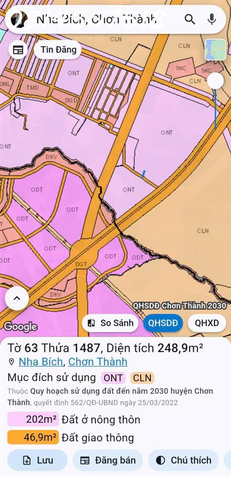 Bán đất Nha Bích, TP. Đồng Nai, 350 triệu, 10m x 50m, đẹp, nhiều tiện ích