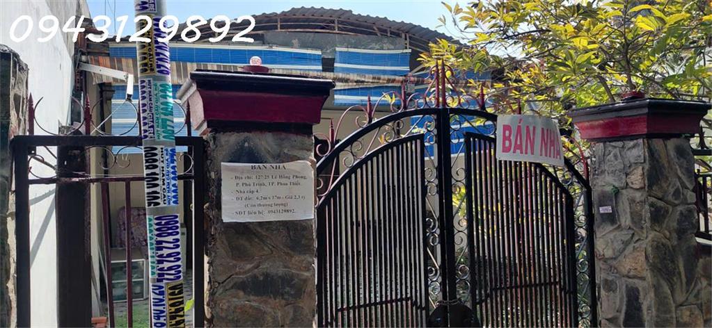 Bán đất tặng nhà cấp 4 đường Lê Hồng Phong, Phan Thiết, Bình Thuận, DT 105m2, giá 2,3 tỷ