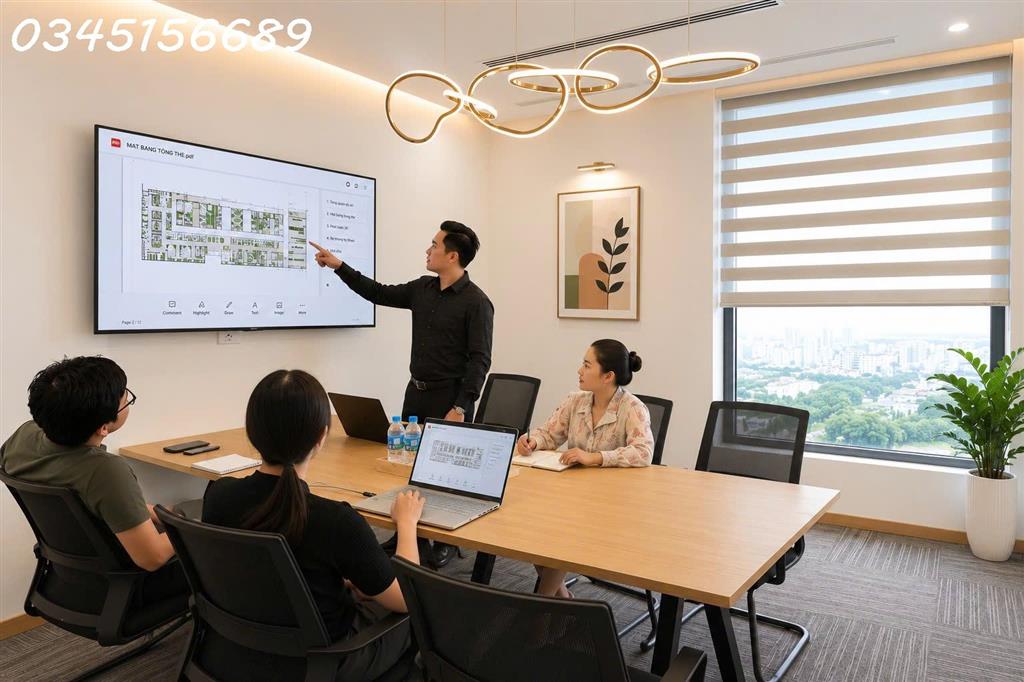 Cho thuê văn phòng trọn gói, văn phòng chia sẻ, văn phòng ảo,hot desk tòa Rox Tower