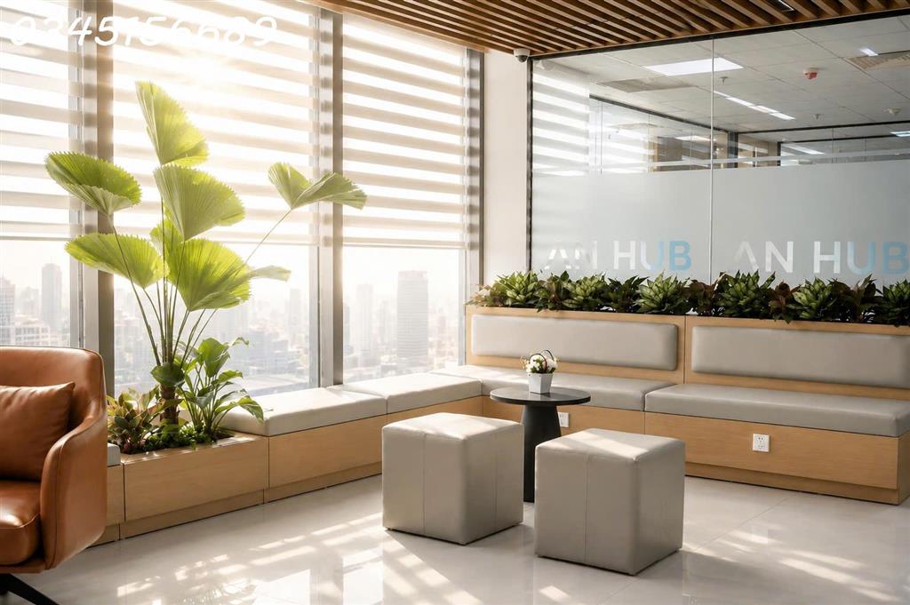 Cho thuê văn phòng trọn gói, văn phòng chia sẻ, văn phòng ảo,hot desk tòa Rox Tower
