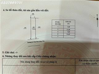 Bán lô đất siêu đẹp đường Lê Văn Hưu, Thống Nhất, Gia Lai, DT 217,6m2, giá đầu tư
