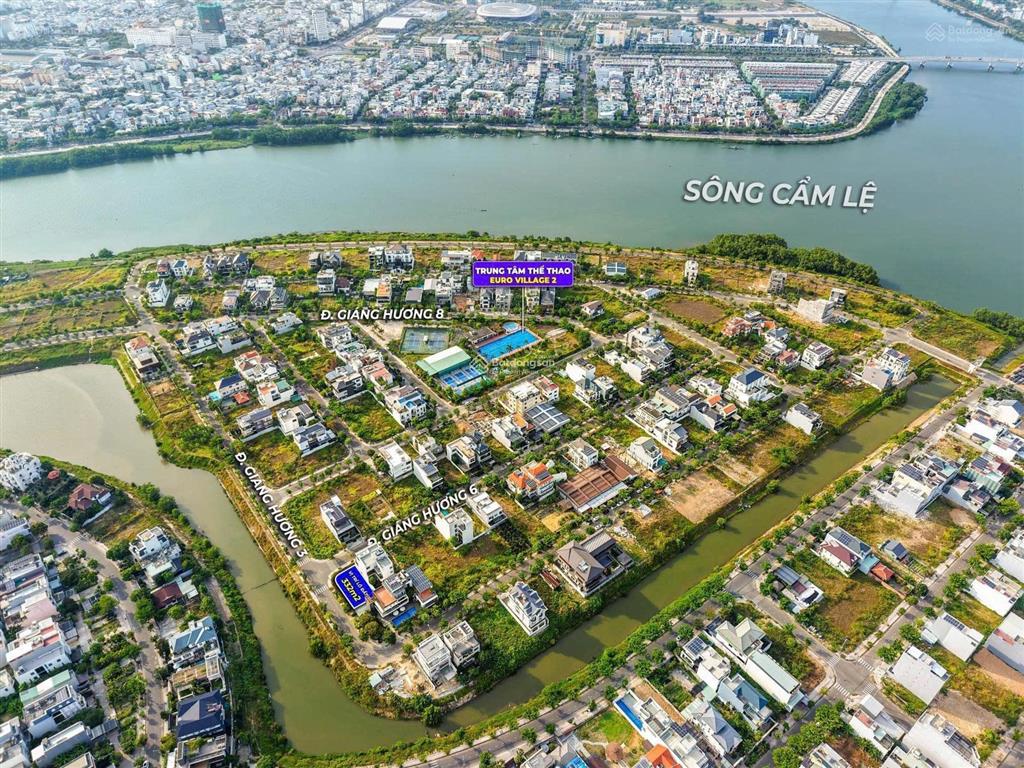 Bán đất biệt thự euro village 2 phường hoà xuân  đà nẵng
