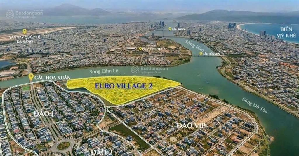 Bán đất biệt thự euro village 2 phường hoà xuân  đà nẵng