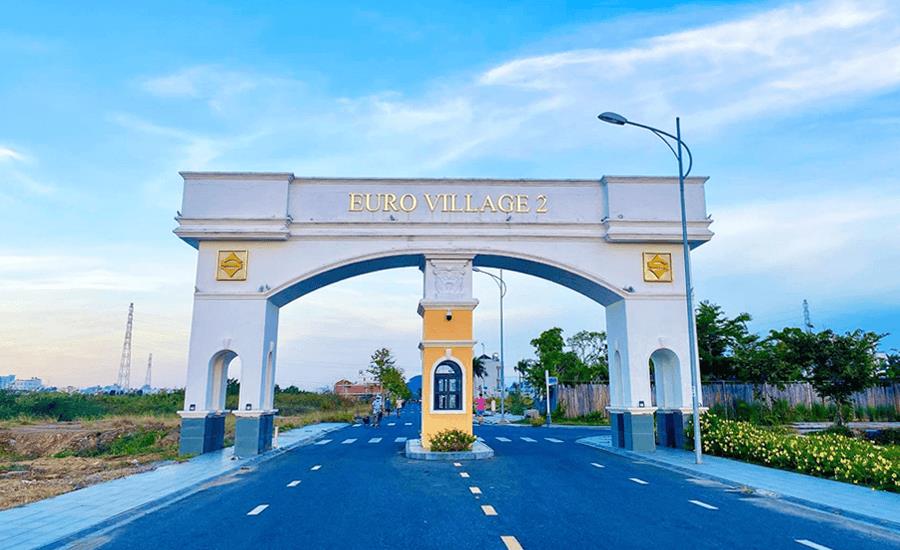 Bán lô góc biệt thự euro villge 2 phường hoà xuân  tp đà nẵng giá bằng lô ống!