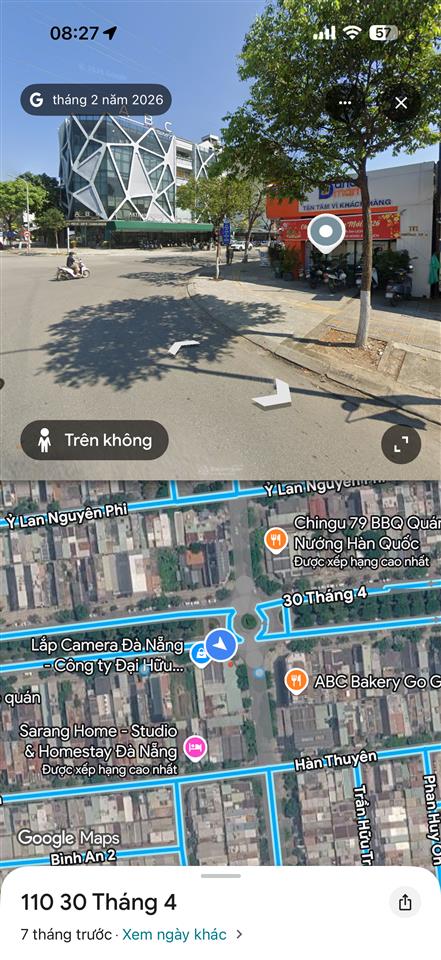 Bán lô góc đẹp đường mặt tiền 30/4 đà nẵng