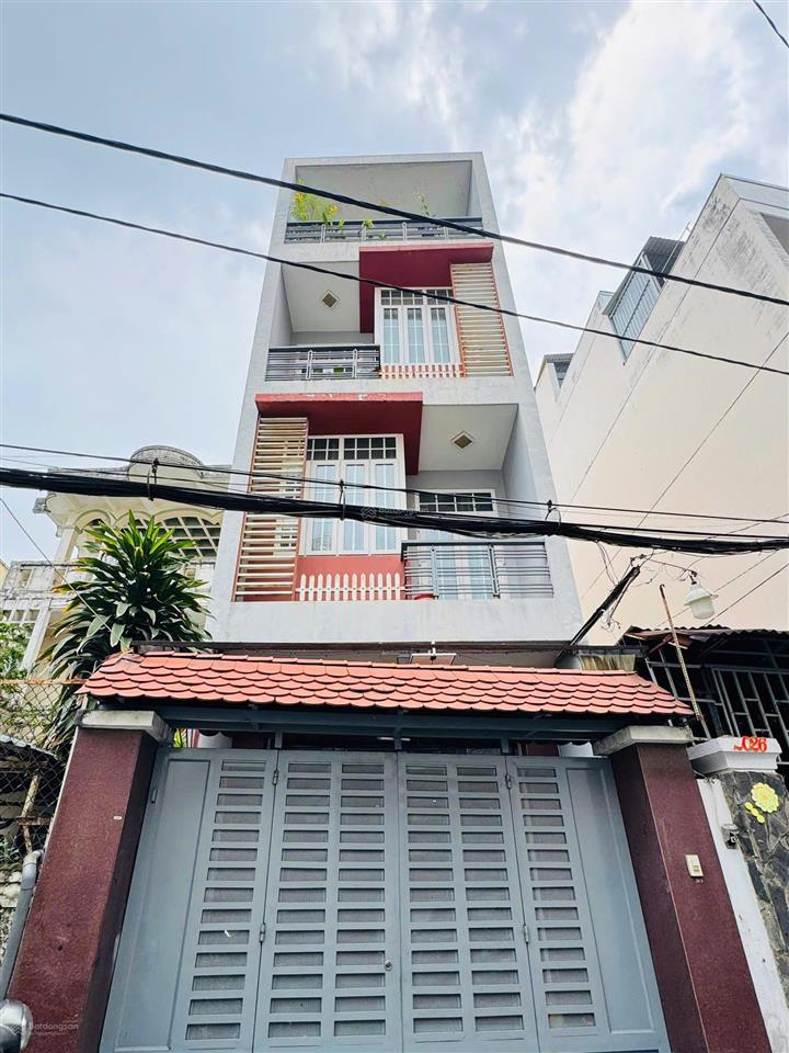 Ngay quận 1! hẻm xe hơi nơ trang long, p7  dt 4.1 x 17.4m (67.40m2)  4 tầng (5 pn)  chỉ 11.9 tỷ