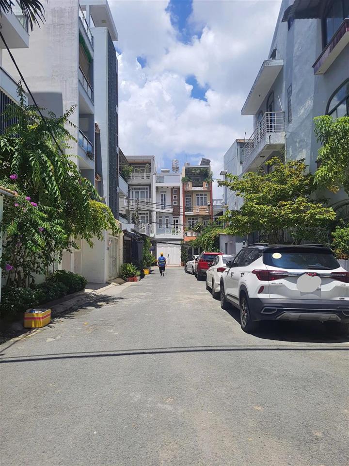 Quá đẹp! hẻm nhựa 8m hoàng hoa thám, p13  dt 4 x 19m (77.1m2)  kc 4 tầng  chỉ 15.4 tỷ tl