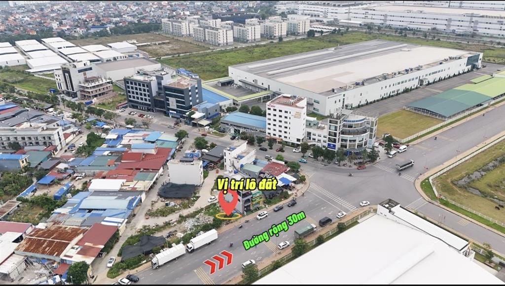 Chỉ còn lô duy nhất 75m2 đường rộng tới 30m trong lòng khu cn tràng duệ an dương, buôn bán cực tốt